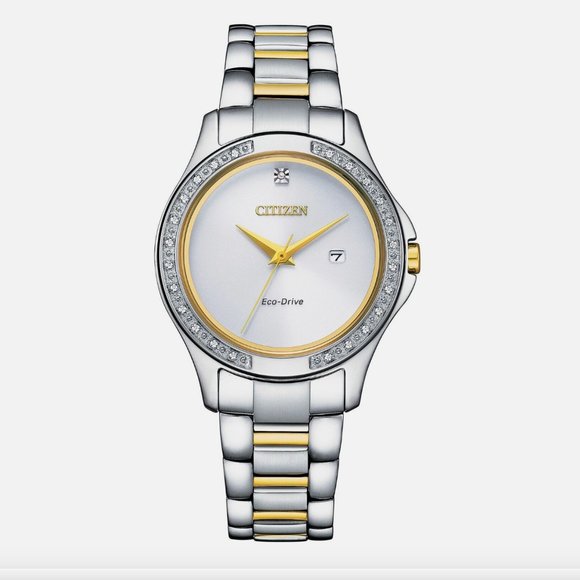 Citizen Diamond Row 32mm Calendar Watch! WOW!